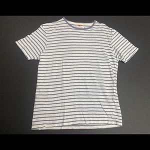Zara man striped shirt linen collection size L